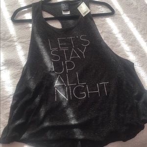 Tops - Grey Flowy Tank Tops - Grey Flowy Tank